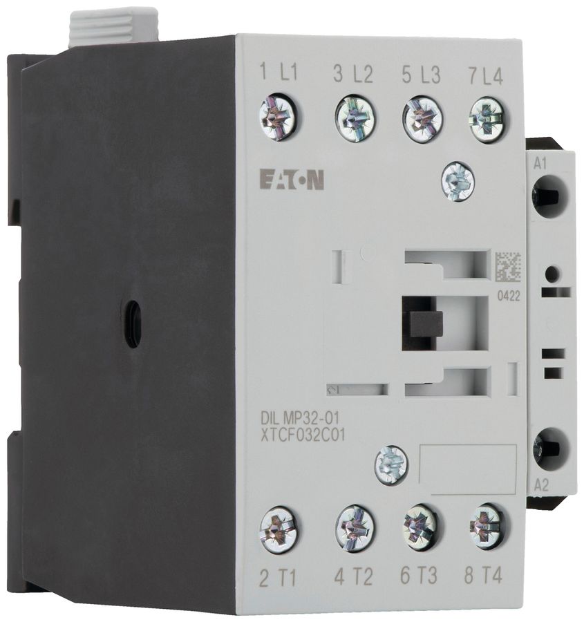 Leistungsschütz Eaton DILMP32-01 230V AC 4NO 32A 18A 7.5kW 7kW 24…690V
