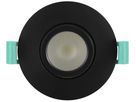 LED-Downlight Sylvania OBICO 5.4W 530lm 927/930/940 IP65 38° DIM Ø81mm schwarz