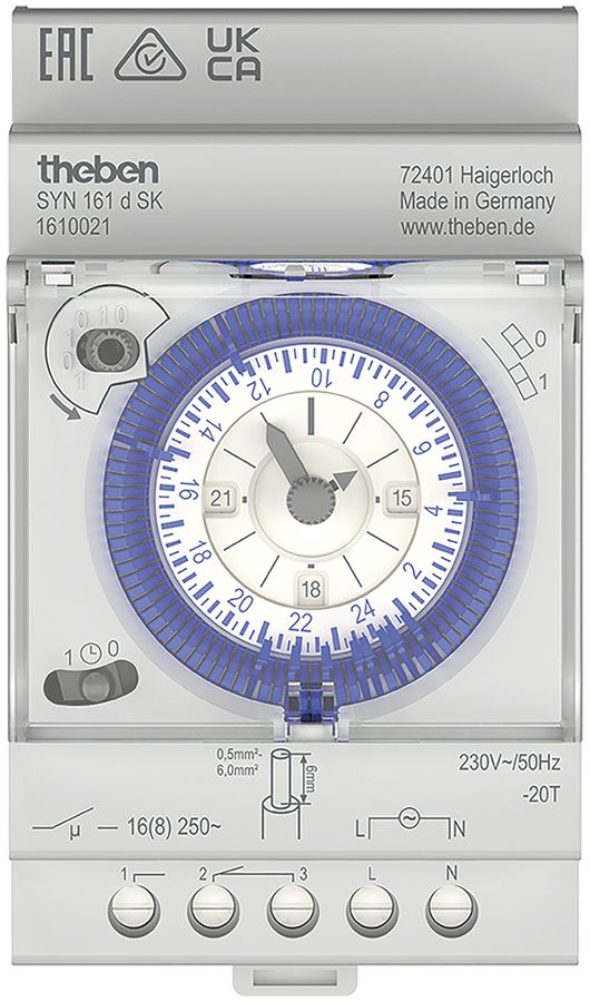 REG-Schaltuhr Theben SYN 161 d SK
