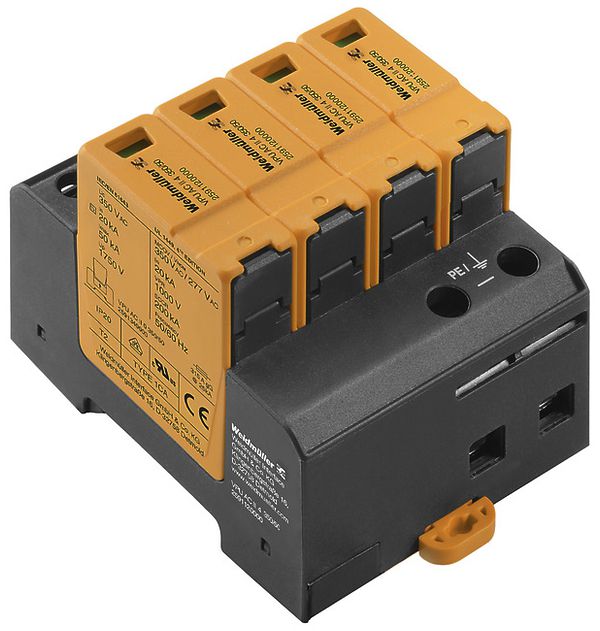 Überspannungsableiter Weidmüller VPU AC II 4 350/50