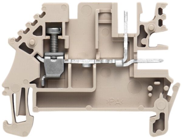 Durchgangs-Reihenklemme Weidmüller WDU /BLZ Schraubanschluss 1.5mm² TS35 beige
