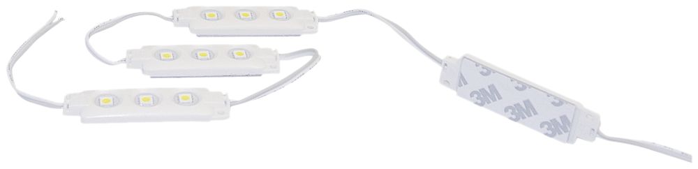 LED-Modul DOTLUX ADplus 0.72W 12V 160° IP65 6000K Kette mit 20 Modulen à 3 LED