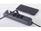 Prise multiple Steffen STEBA IQ 3×T13 1×USB-A 1×USB-C PD 3m anthracite