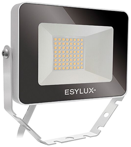 Projecteur LED ESYLUX OFL BASIC, 10W 3000K 1000lm 148×28×100mm IP65, blanc