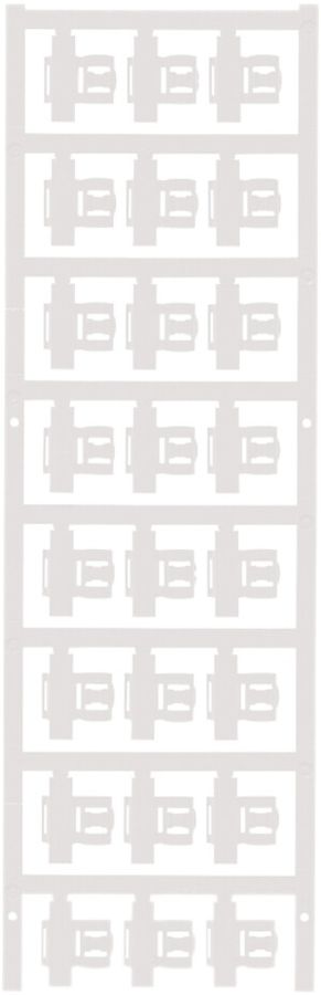 Leitermarkierer Weidmüller MultiCard SFC für Ø4…6mm 21×9.3mm PA66 weiss