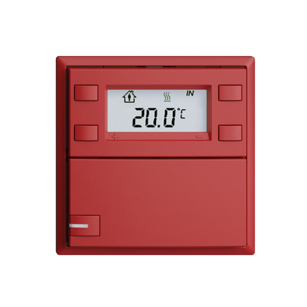 Poussoir RTH ENC KNX 1× EDIZIOdue F berry, avec LED RGB