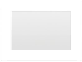 Abdeckrahmen MDT VCB-10WS.04 für VC-1001.04 weiss gl