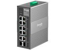 Switch TP-Link Omada IES210GPP 8×RJ45-GbE 2×RJ45/SFP PoE++ 8×PoE