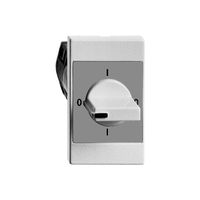 EB-Drehschalter FH 0/1L weiss mit Drehgriff