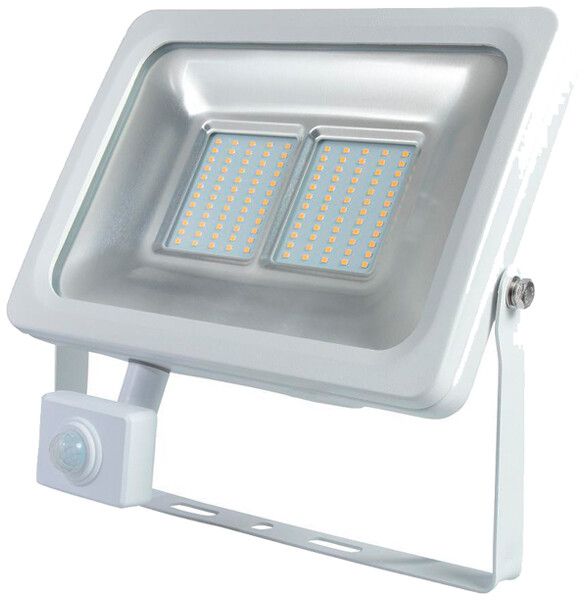 LED-Strahler DOTLUX FLOORslim-sensor 50W 3000K mit Bewegungsmelder PIR