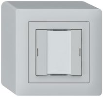 AP-Taster kallysto KNX 2×hellgrau RGB LED s/e-link