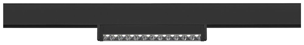 Spot LED SLV IN-LINE 24 7.3W 650lm 940 35° DALI 48V AD 240×22mm nero