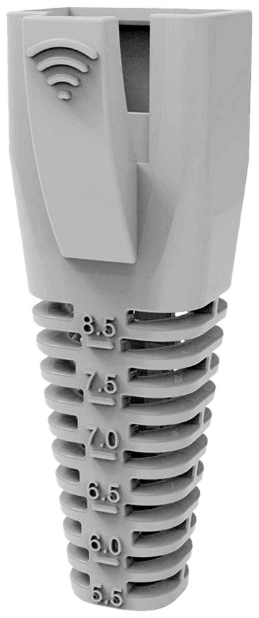 Knickschutz ROLINE RJ45 Ø8.5mm Kunststoff grau 10Stk.