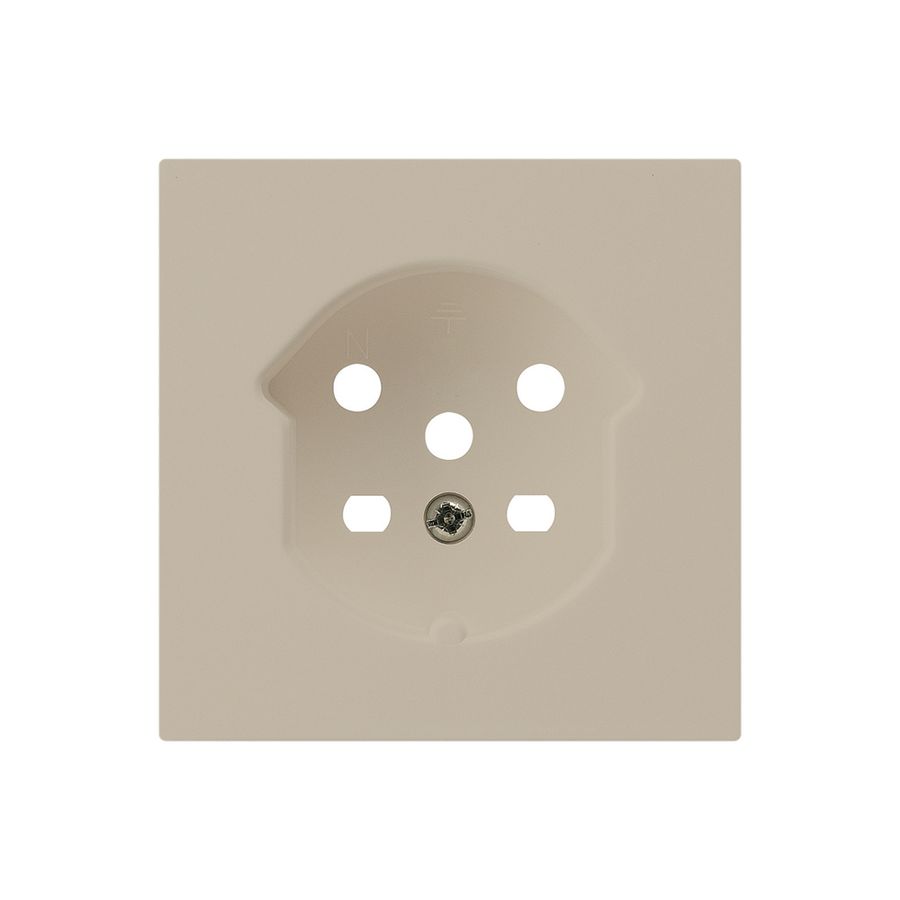 Frontset HA kallysto für Steckdose Typ 15 mit Steckklemmen beige