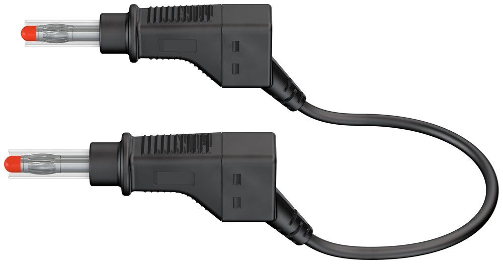 Câble de mesure ELBRO, silicone 1.0mm², 100cm, noir