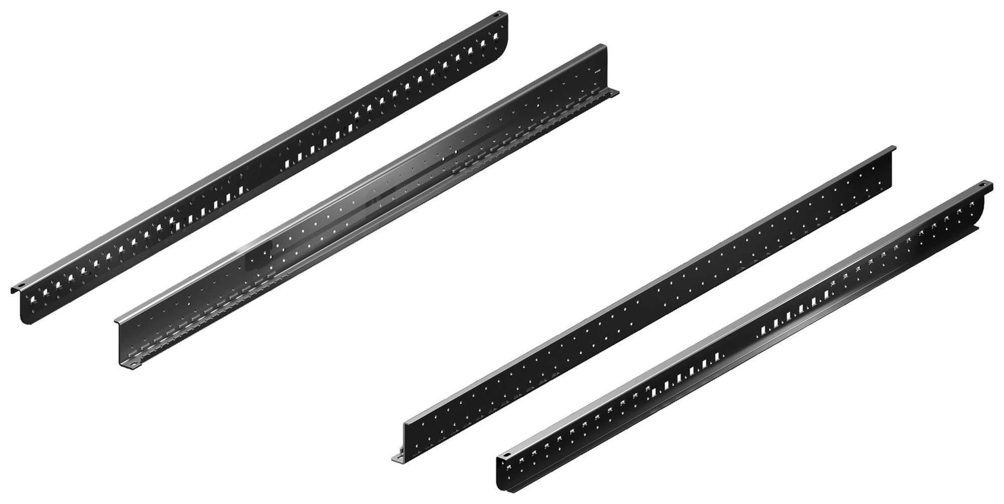 Traverse de profondeur Rittal VX 5302.112 600×1200mm pour VX IT noir 4pcs