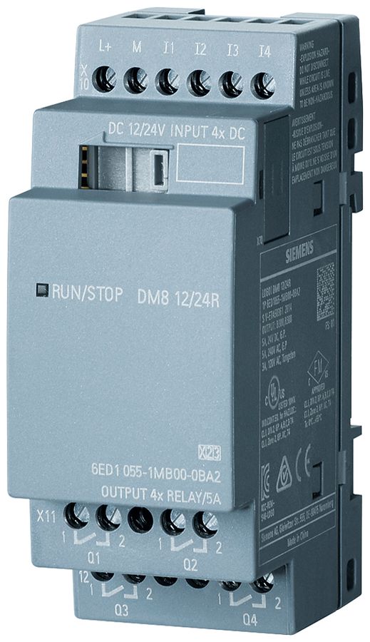Module d'extension PLC Siemens LOGO!8 DM8 12/24R, 4ED/4SD