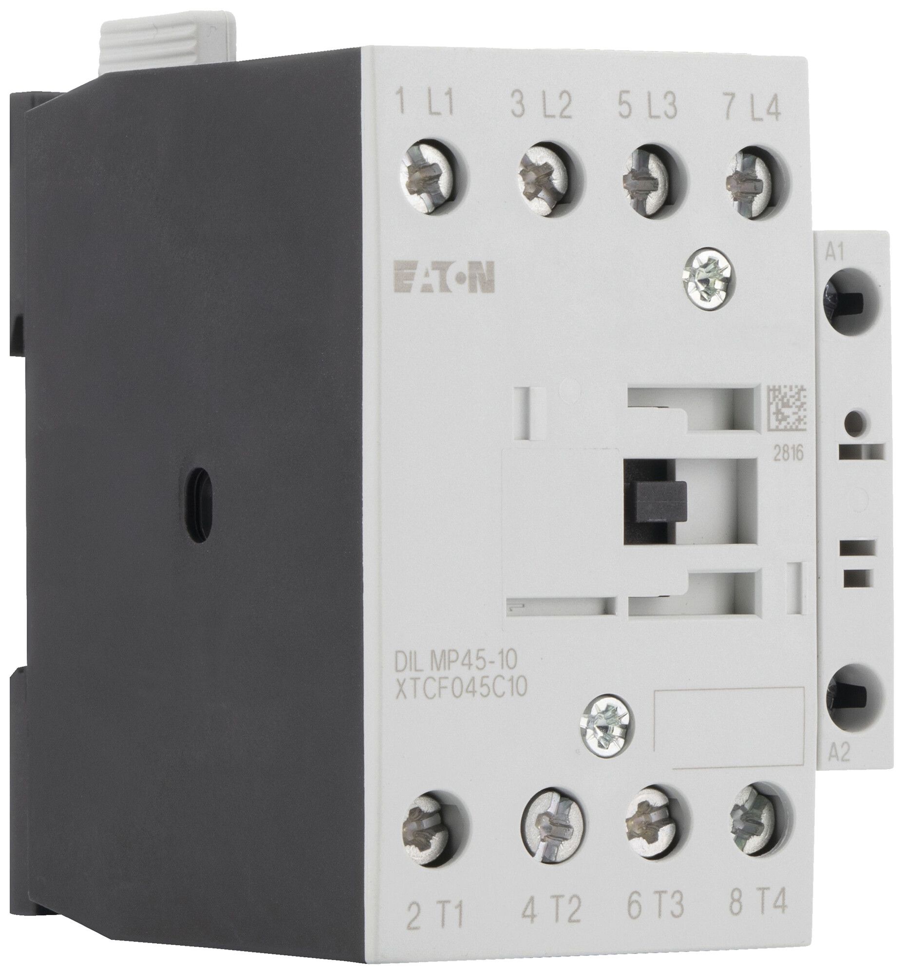 Leistungsschütz Eaton DILMP45-10 24…27V DC 4NO 45A 25A 11kW 7kW 24…690V