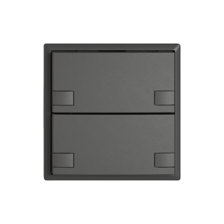 Universaltaster EDIZIO.liv UNI SNAPFIX® 5…48V o.LED 2× 2-Tbed.dgu