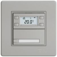 Poussoir RTH ENC EDIZIO.liv SNAPFIX® a.RGB-LED étiqu.1×touche comm.1T grc