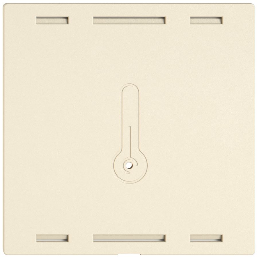 Abdeckset EDIZIO.liv Wiser SNAPFIX® für Raumtemperatursensor 60×60mm cr