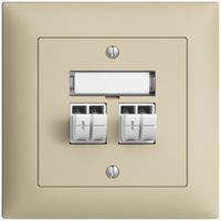 UP-Audiodose Push Type EDIZIOdue FMI, 2×, Beschriftungsset, vanille