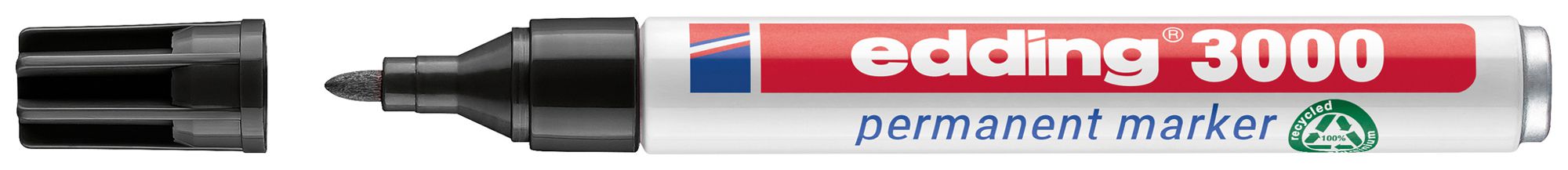 Markierstift edding 3000 Filzstift schwarz 137mm