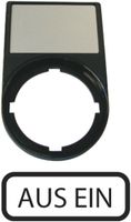 Portaplacchetta ETN RMQ Aus-Ein nero