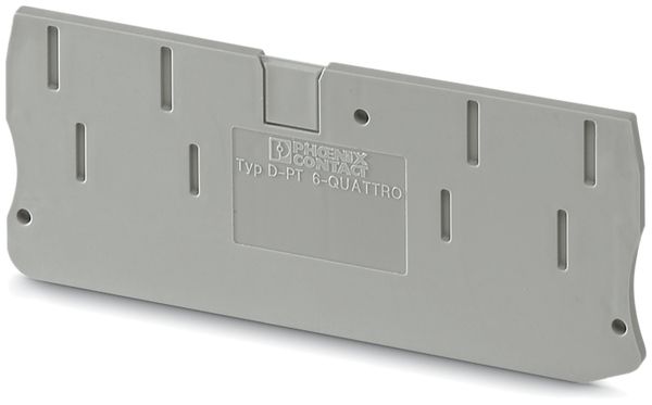 Couvercle PX L=90.5mm, l=2.2mm h=36mm, gris