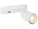 Spot SLV PURI 2.0 Tube CW GU10 1×6W VAR Ø55×150×87mm blanc