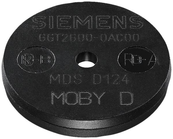Transponder Siemens MDS D124 per RF200/300 ISO/MOBY D NXP ICODE SLI, bottone