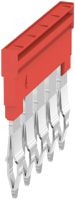 Connessione trasversale Weidmüller ZQV 4N/5 inserito 5L 6.1mm isolato 32A rosso