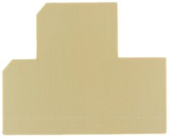 Abschlussplatte Weidmüller DK4S 54×1.5mm beige