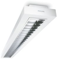 Spiegelrasterleuchte TCS260 1×28/54W HFPI D6 weiss