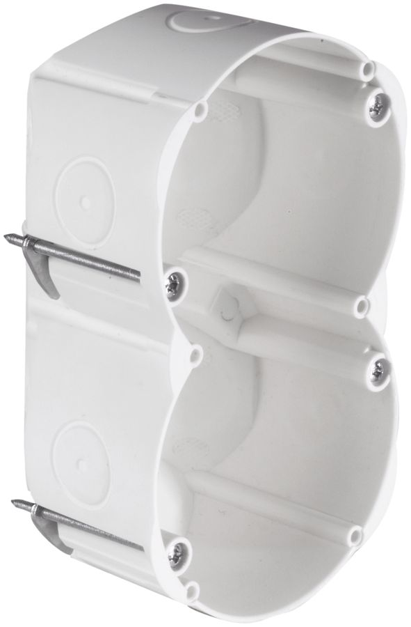 Hohlwanddose MT CRALLO-SPRINT 1×2, Tiefe 70mm, weiss