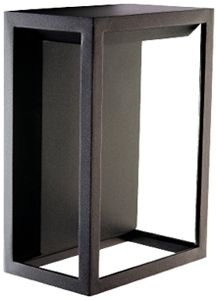 Applique LED SG Fagernes 9W 270lm 2700K IP44 REG 160×100×224mm nero