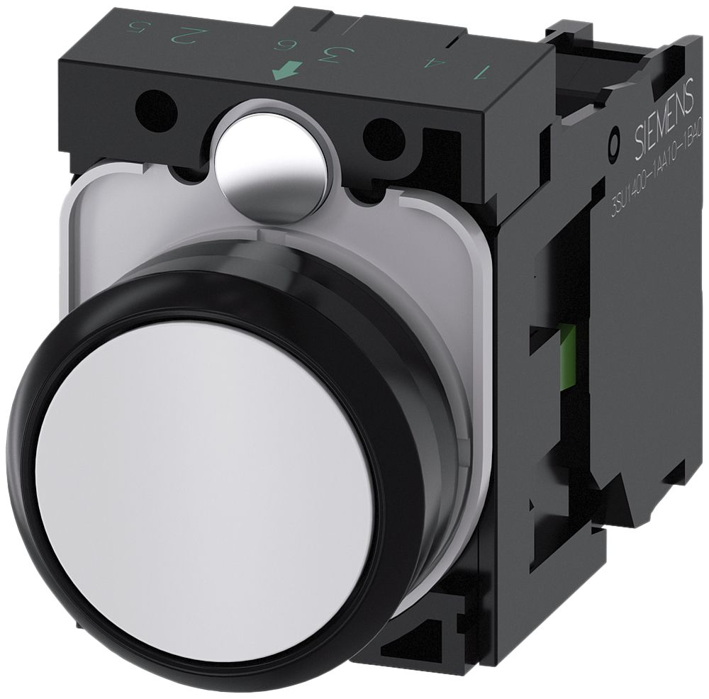 Contatto pulsante Siemens SIRIUS ACT supporto 1Ch bianco plastica
