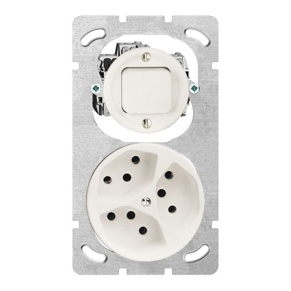 UP-Kombination FH PM 3/1L+3×T13 weiss