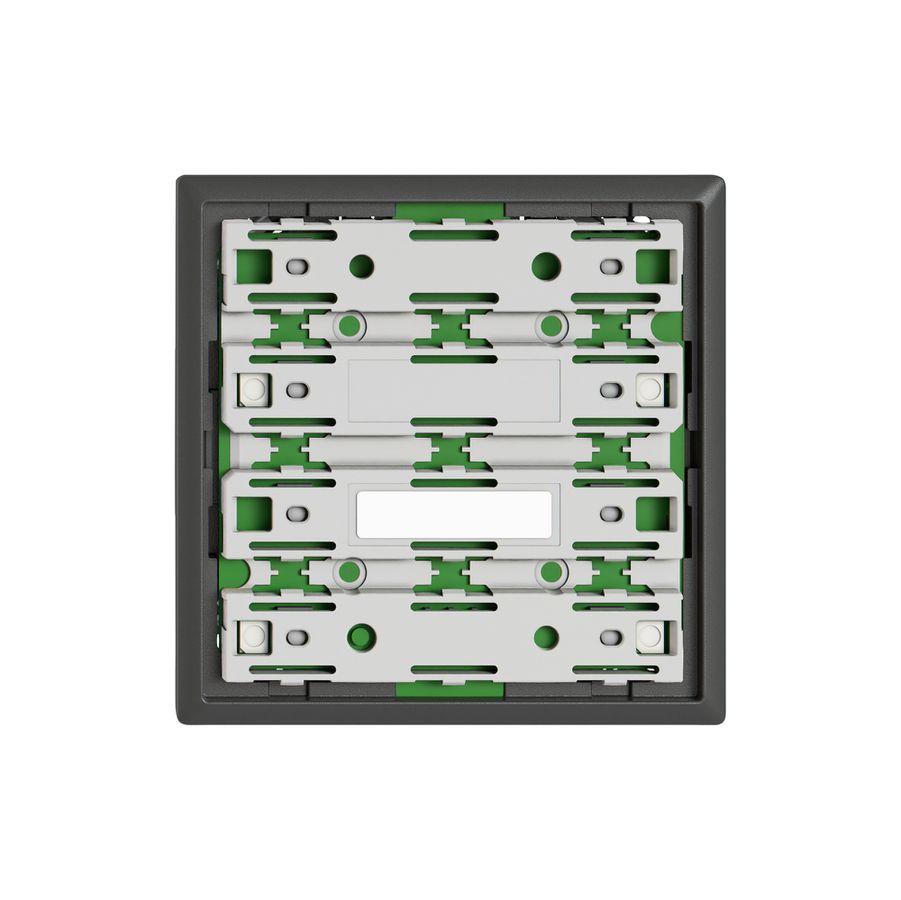 Plaque frontale EDIZIO.liv UNI SNAPFIX® p.UNI vers.enfich.p.8touches a.LED grf