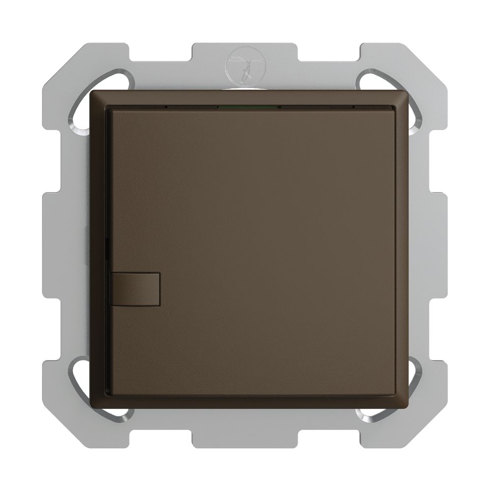 UP-KNX-Taster RGB EDUE, 250mW, o.LED, 1×Taste, 1×Tastenb., cof