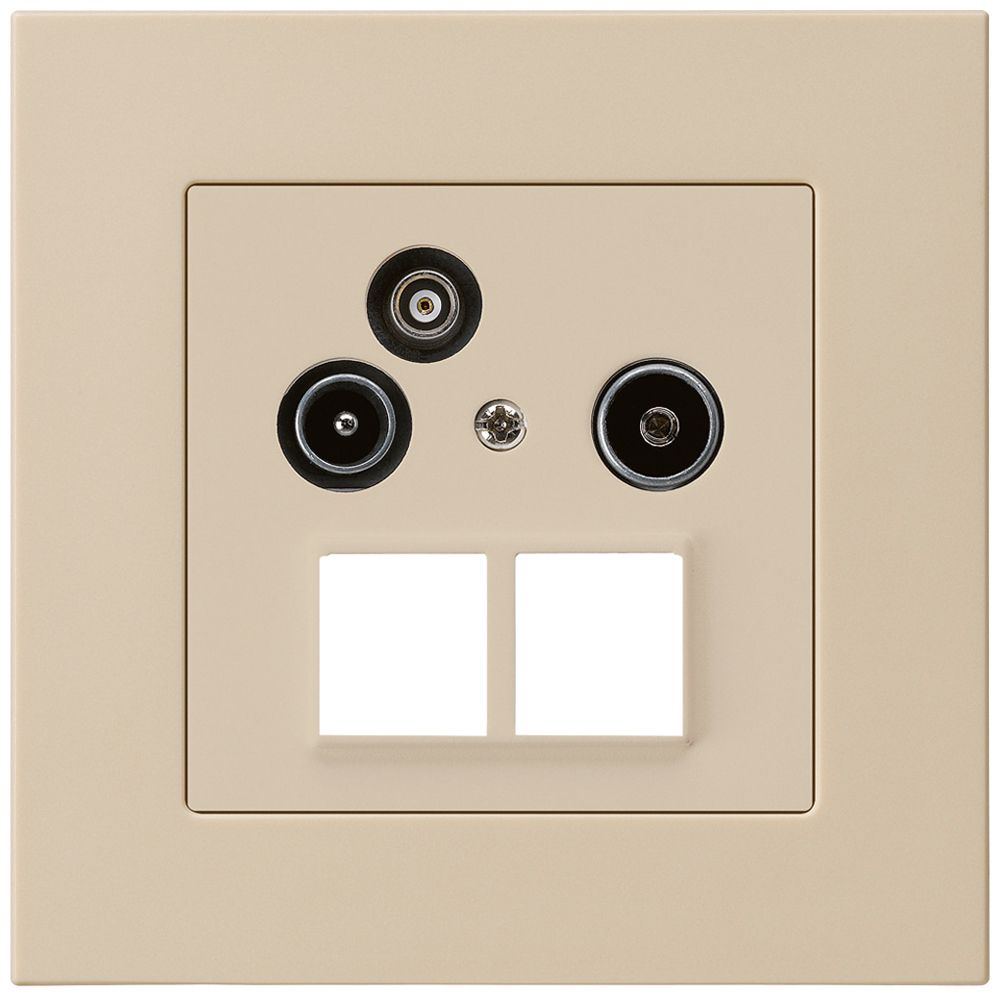 UP-Antennendose R/TV-Daten HMS kallysto.pro 19dB beige