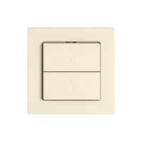 Storenschalter EDIZIO.liv SNAPFIX® 10A 250V 2 Tasten 1 Kanal cr