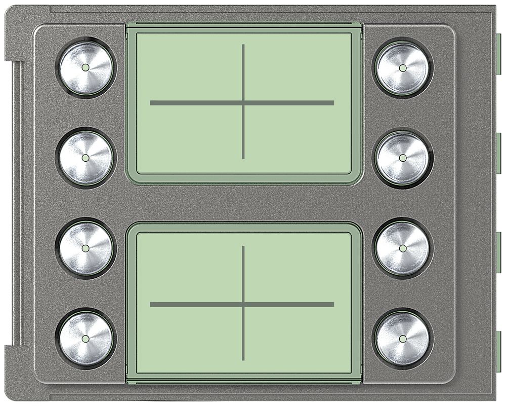 Frontale con 8 tasti per modulo di chiamata 8 tasti Sfera Robur