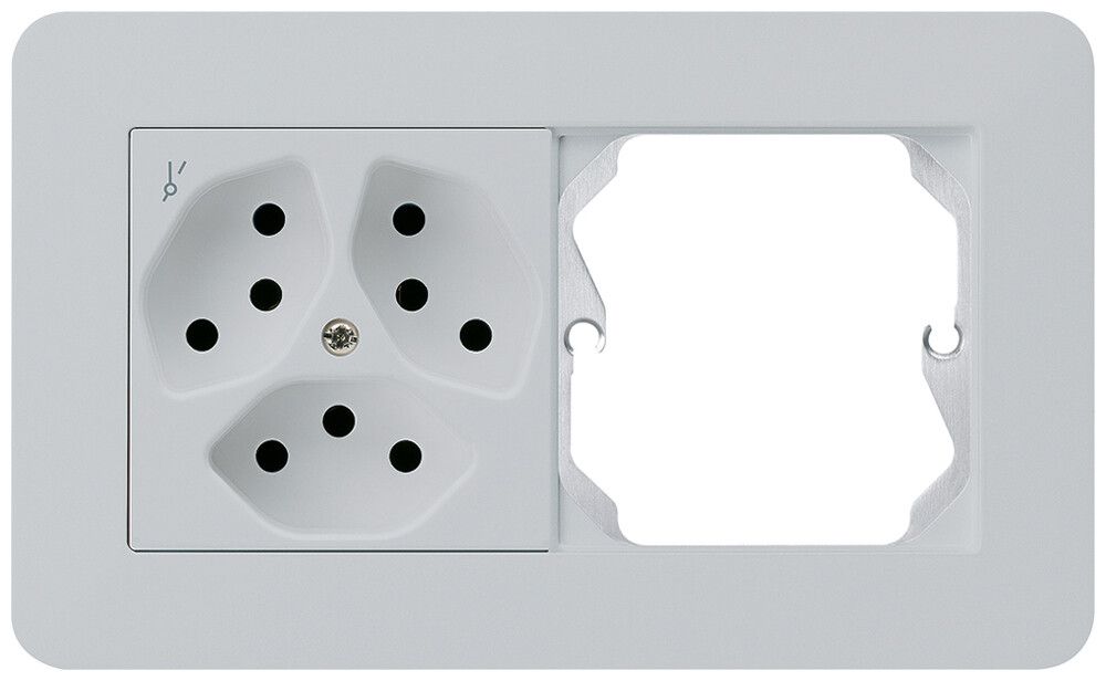 UP-Kombination kallysto.trend Gr.I-I horizontal 3×Typ 13S+leer lichtgrau