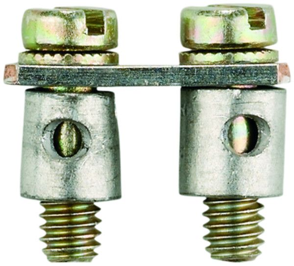 Querverbinder Weidmüller Q DLI geschraubt 2L Raster 6.1mm 24A grau