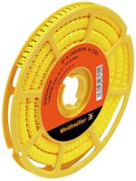Marqueur de conducteur Weidmüller CLI C CD p.Ø4…10mm 4×7mm impression: R, jaune