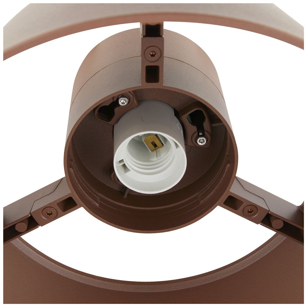 Deckenleuchte SLV PHOTONI CYL E27 1×13W IP65 Ø224×175mm Rost