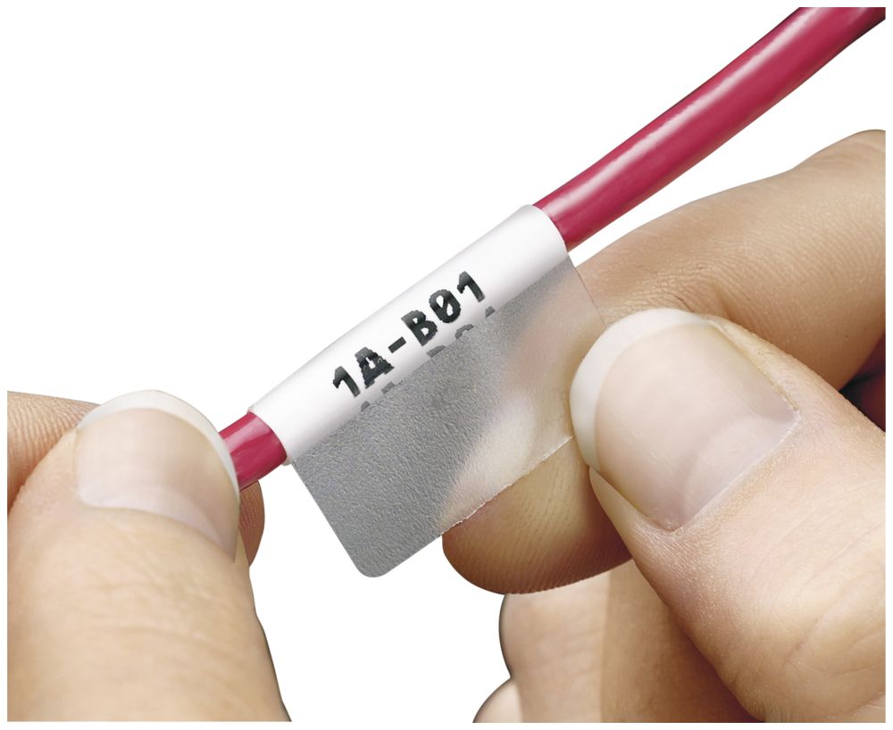 Markierband 25.4×38.1mm à 200 Markierungen weiss