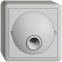 AP-Anschlussdose EDIZIOdue hellgrau, ohne Klemmeneinsatz