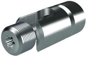 Leitungshalter Flury AV 20, Cu vernickelt für Draht, Leiter Ø6…8mm